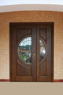 Cam girişli MDF kapı