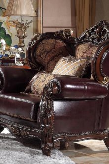 Leather Throne Chair