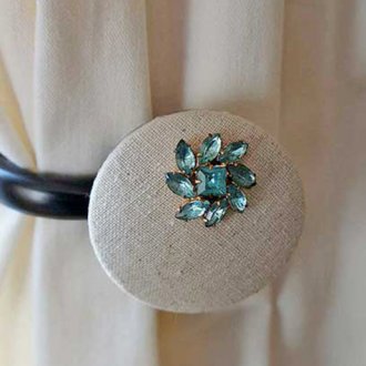 Rhinestone Yastık Dekoru