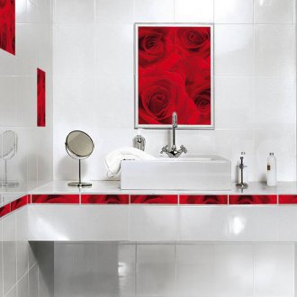 Decoración de marco de rosas