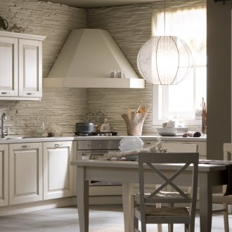 Cappa ad angolo in legno