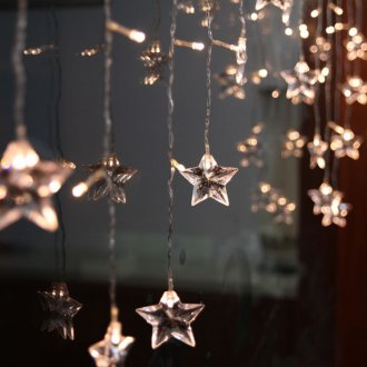 Papel pintado con estrellas luminosas