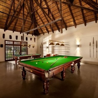 Ethno style billiard room