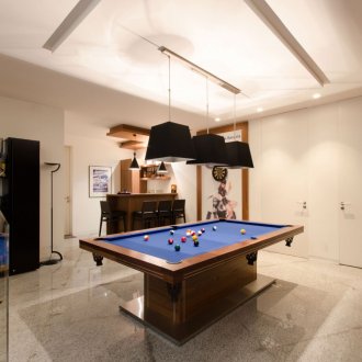 Art Nouveau billiard room