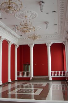 Putzdekor im Herrenhaus