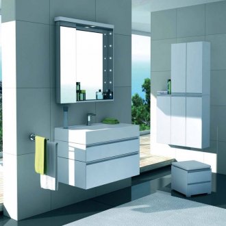 Armatürlü banyo dolabı