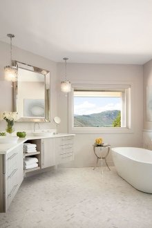 Baño privado en una residencia privada.
