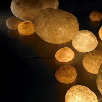 Pedra luminosa decorativa