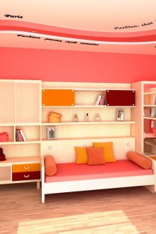 Moda ve dikiş bağımlısı bir genç kız için yer