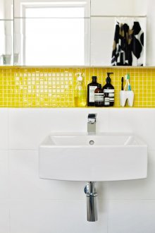 Banyo niş sarı mozaik