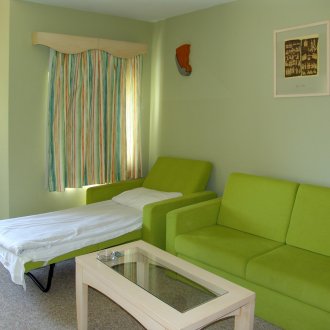 Chair bed in the living room