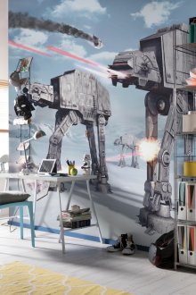 Bir filmden bir sahneyi tasvir eden 3d duvar kağıdı