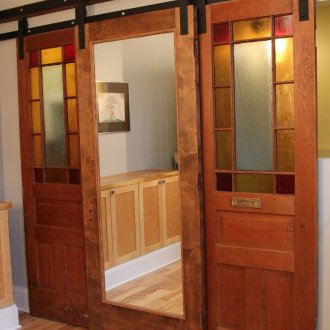 Art Nouveau sürgülü kapı