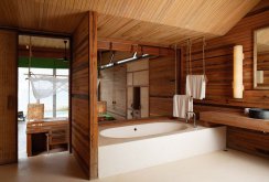 Στεγανοποίηση ενός μπάνιου σε ένα ξύλινο σπίτι