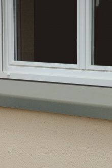 Alféizar de ventana de concreto recto