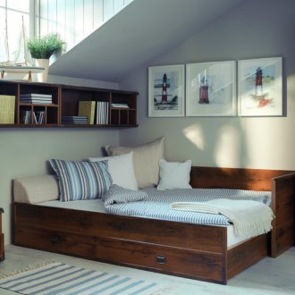 Letto ad angolo solido