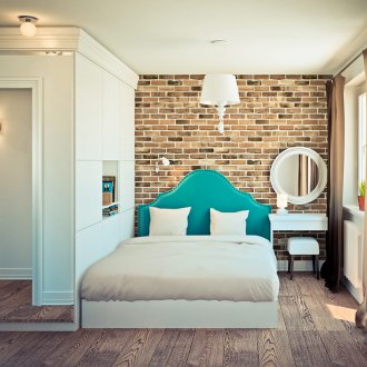 Letto nell'angolo