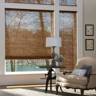 Bamboo Roman Curtains