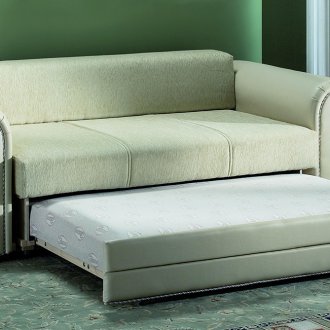 Elfenbein-Ausziehsofa