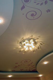 Desenli alçı tavan