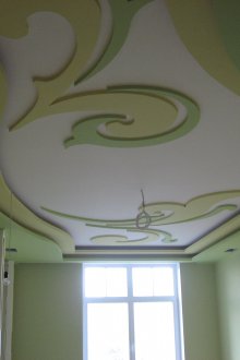 Alçı yeşili tavan