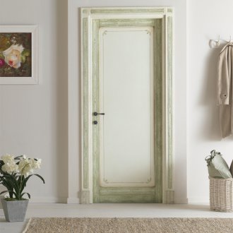 Provence tarzı boyalı kapı