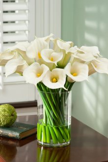 Künstliche Blumen im Innenraum