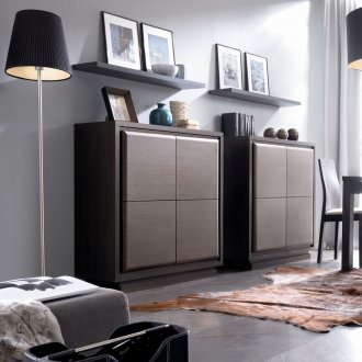 Möbel wenge im Wohnzimmer in der modernen Art