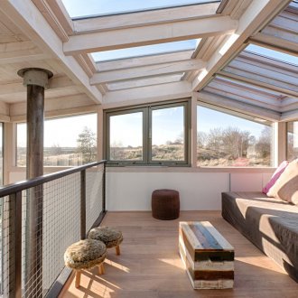 Loft tarzı cam tavan