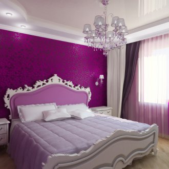 Teto combinado no quarto