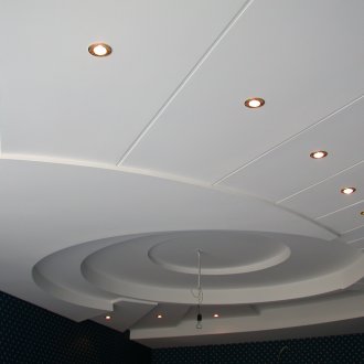 Soffitto in PVC nel soggiorno