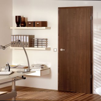 Porte laminée au chocolat