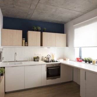 Mutfakta beton tavan