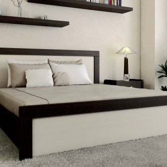 Wenge bed frame