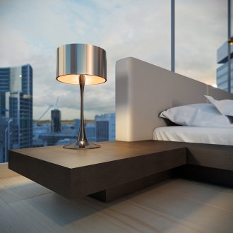 Low wenge bed