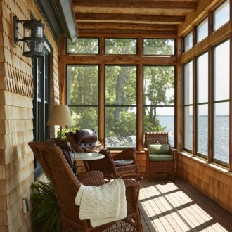 Country Ceiling on the Veranda