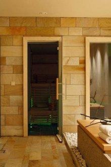 Sauna için cam kapı