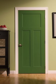 Porta interna verde MDF