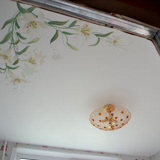 Drain water from the ceiling yourself