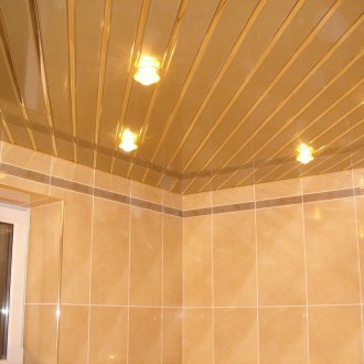 Soffitto a doghe in Krusciov