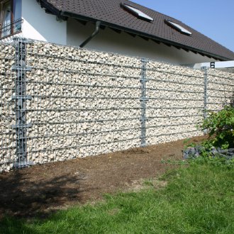 Gabion Block Fence