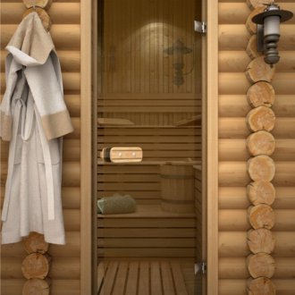 Sauna için kapı
