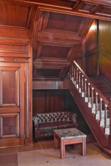 Classic wooden staircase