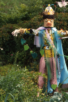 Scarecrow at hand