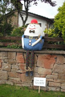 Funny scarecrow