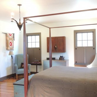 Simple rustic bedroom