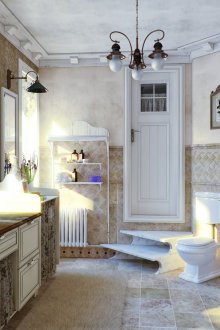 Provence style bathroom