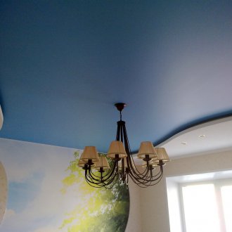 Satin Blue Ceiling