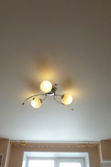 Satin stretch ceilingSatin satin stretch ceiling