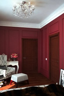 Bordo kumaş duvar kağıdı